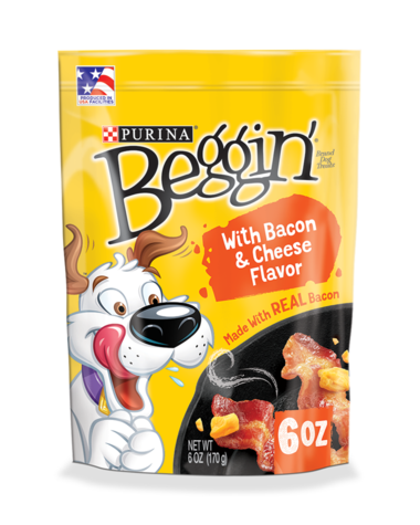 Beggin’ Dog Treats With Bacon & Cheese Flavor 6oz
