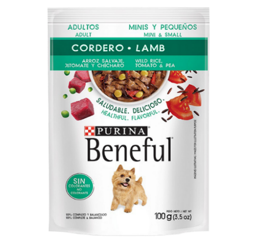 Beneful Pouch Adult Mini & Small Dog Lamb 100g