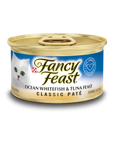 Fancy Feast® Classic Paté Ocean Whitefish & Tuna Gourmet Wet Cat Food 3oz