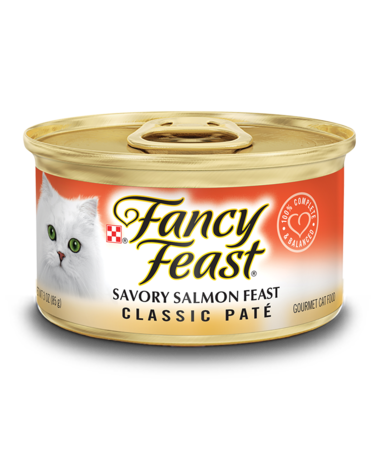 Fancy Feast® Classic Paté Savory Salmon Gourmet Wet Cat Food 3oz