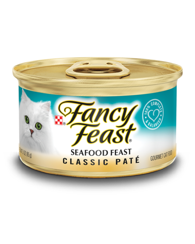 Fancy Feast® Classic Paté Seafood Gourmet Wet Cat Food 3oz