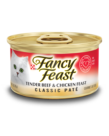 Fancy Feast® Classic Paté Tender Beef & Chicken Gourmet Wet Cat Food 3oz
