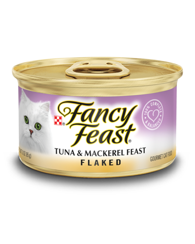 Fancy Feast® Flaked Tuna & Mackerel Gourmet Wet Cat Food 3oz