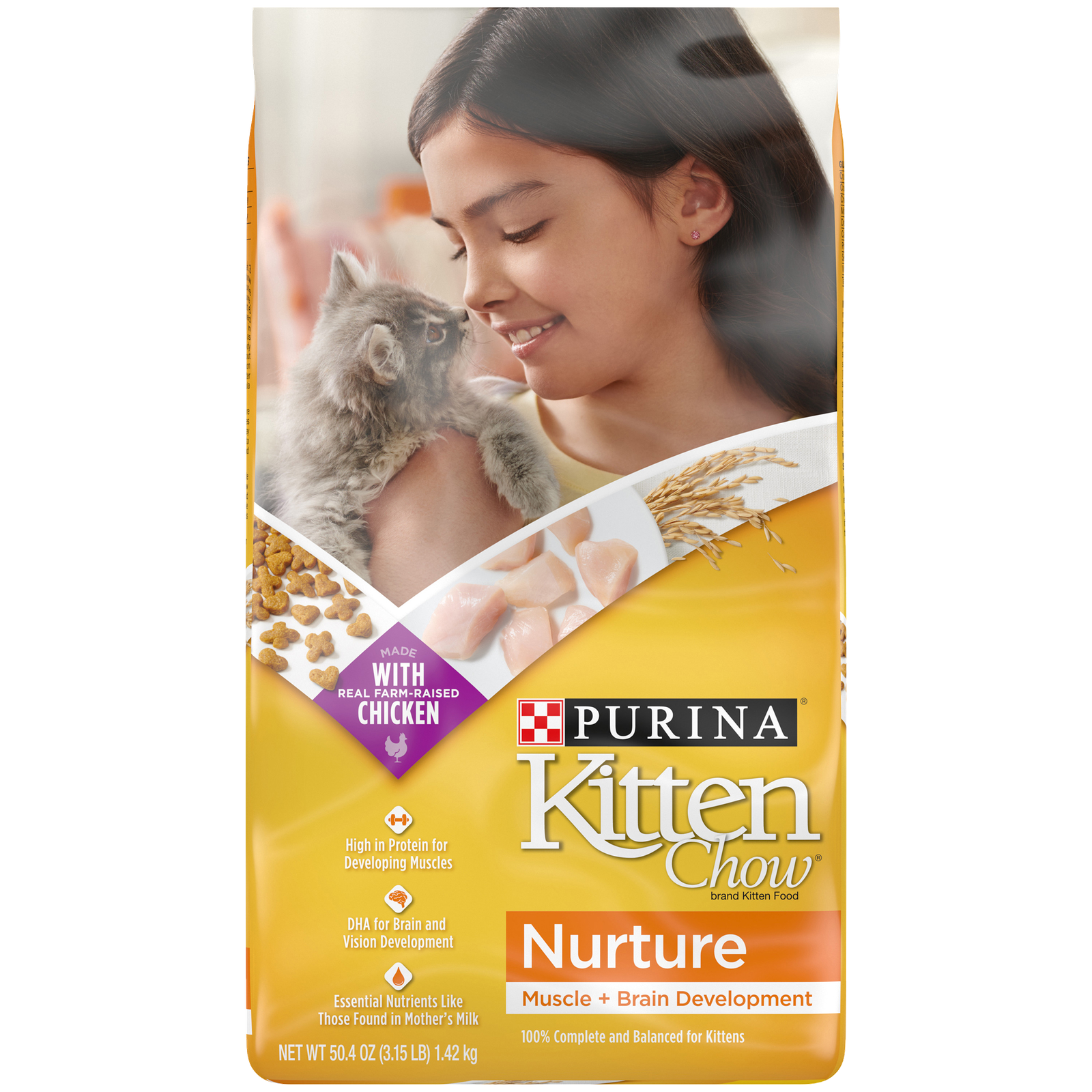Kitten Chow Complete Cat Food 3.15lb
