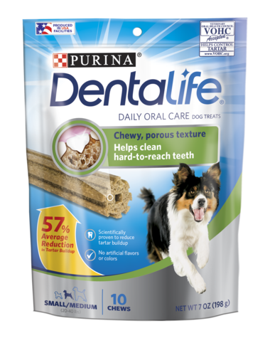 Purina DentaLife Daily Oral Care Chew Treats for Small & Medium Dogs 7oz