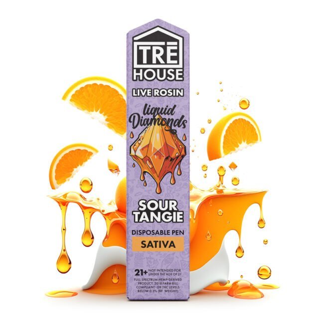 Live Rosin Liquid Diamonds Vape Sour Tangie – Sativa